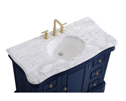 Elegant Bathroom Vanity - Blue, L 42" (VF52042BL)