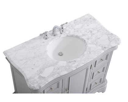 Elegant Bathroom Vanity - Gray, L 42" (VF52042GR)