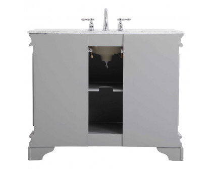 Elegant Bathroom Vanity - Gray, L 42" (VF52042GR)