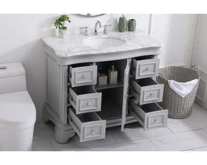 Elegant Bathroom Vanity - Gray, L 42" (VF52042GR)