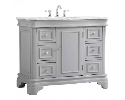 Elegant Bathroom Vanity - Gray, L 42" (VF52042GR)