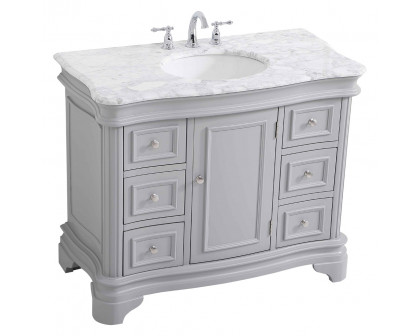 Elegant Bathroom Vanity - Gray, L 42" (VF52042GR)