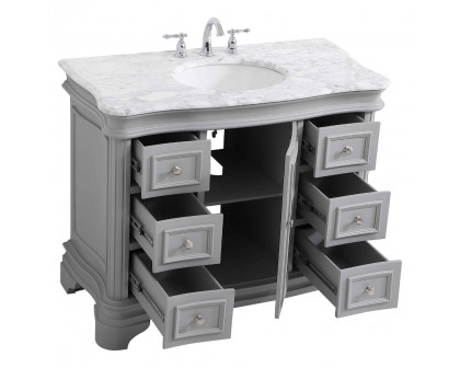 Elegant Bathroom Vanity - Gray, L 42" (VF52042GR)