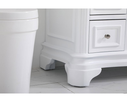 Elegant Bathroom Vanity - White, L 42" (VF52042WH)