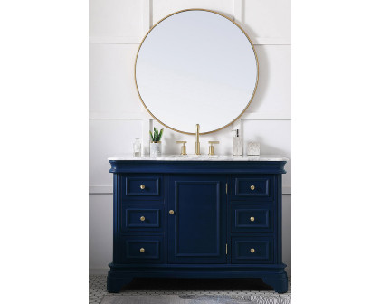 Elegant Bathroom Vanity - Blue, L 48" (VF52048BL)