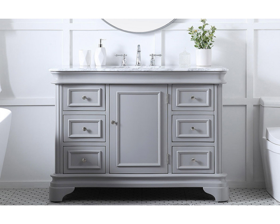 Elegant Bathroom Vanity - Gray (VF52048GR)