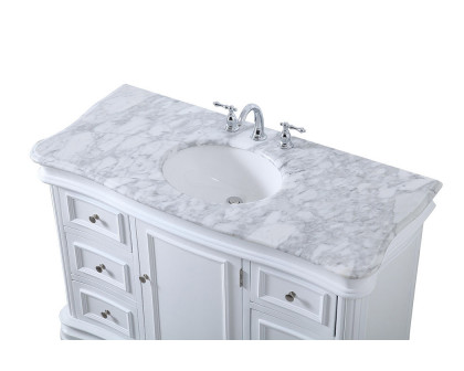 Elegant Bathroom Vanity - White, L 48" (VF52048WH)