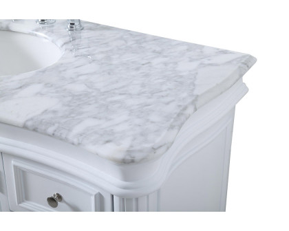 Elegant Bathroom Vanity - White, L 48" (VF52048WH)