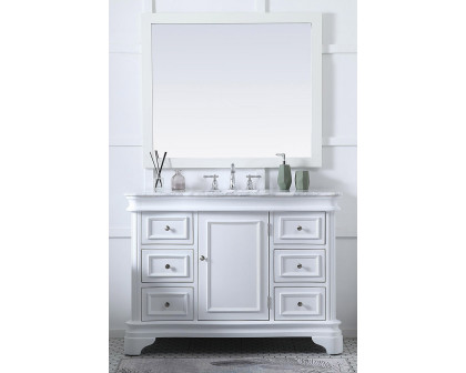 Elegant Bathroom Vanity - White, L 48" (VF52048WH)