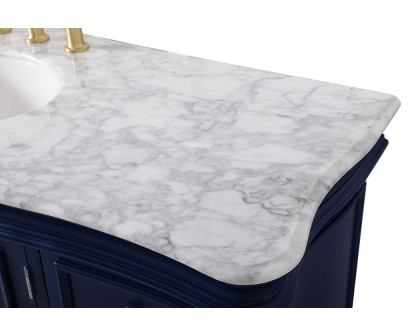 Elegant Single Bathroom Vanity - Blue (VF52060BL)