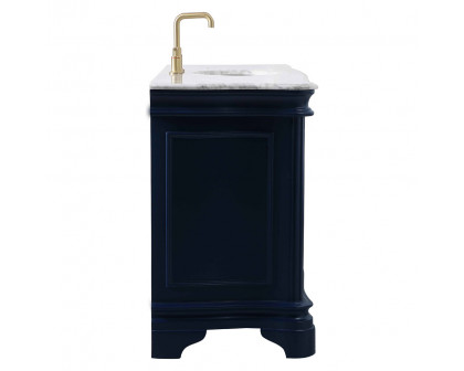 Elegant Single Bathroom Vanity - Blue (VF52060BL)