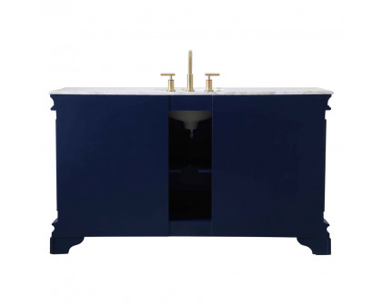 Elegant Single Bathroom Vanity - Blue (VF52060BL)