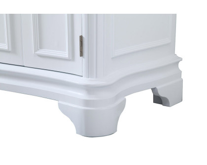 Elegant Double Bathroom Vanity - White (VF52060DWH)