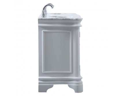 Elegant Double Bathroom Vanity - White (VF52060DWH)