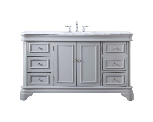 Elegant Single Bathroom Vanity - Gray (VF52060GR)