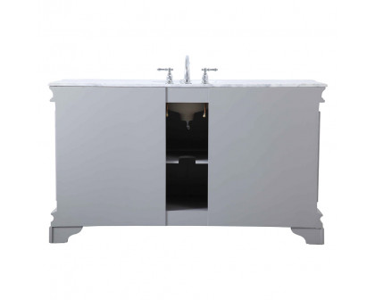 Elegant Single Bathroom Vanity - Gray (VF52060GR)