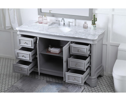 Elegant Single Bathroom Vanity - Gray (VF52060GR)