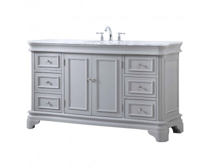 Elegant Single Bathroom Vanity - Gray (VF52060GR)