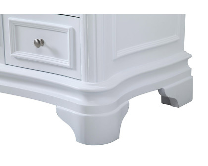 Elegant Single Bathroom Vanity - White (VF52060WH)