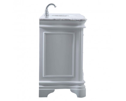 Elegant Single Bathroom Vanity - White (VF52060WH)