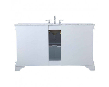 Elegant Single Bathroom Vanity - White (VF52060WH)