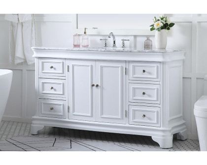 Elegant Single Bathroom Vanity - White (VF52060WH)