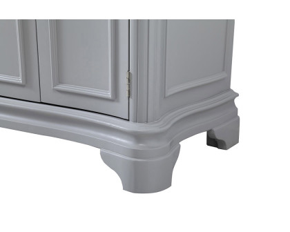 Elegant Double Bathroom Vanity - Gray (VF52072DGR)