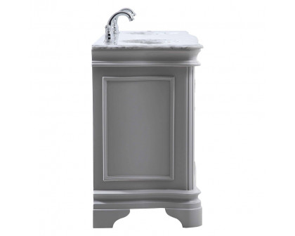 Elegant Double Bathroom Vanity - Gray (VF52072DGR)