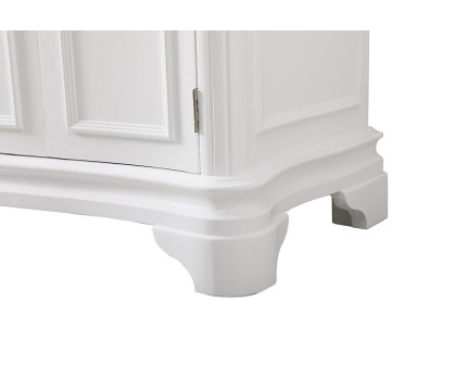 Elegant Double Bathroom Vanity - White (VF52072DWH)