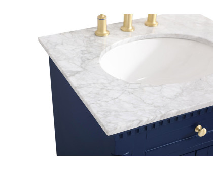 Elegant Bathroom Vanity - Blue, L 24" (VF53024BL)