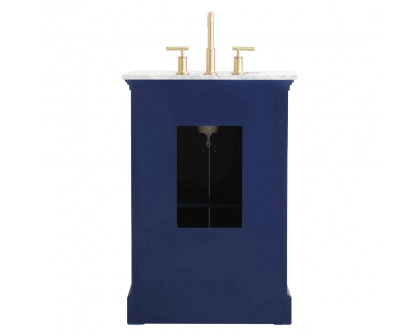 Elegant Bathroom Vanity - Blue, L 24" (VF53024BL)