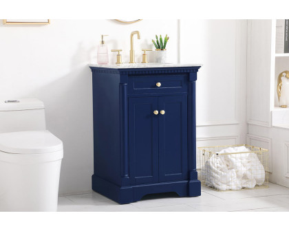 Elegant Bathroom Vanity - Blue, L 24" (VF53024BL)