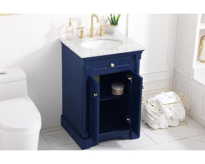 Elegant Bathroom Vanity - Blue, L 24" (VF53024BL)