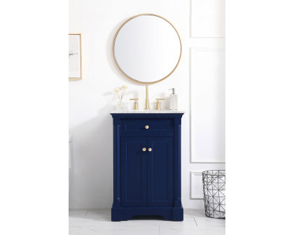 Elegant Bathroom Vanity - Blue, L 24" (VF53024BL)