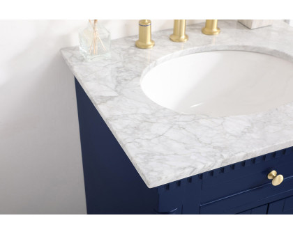 Elegant Bathroom Vanity - Blue, L 24" (VF53024BL)