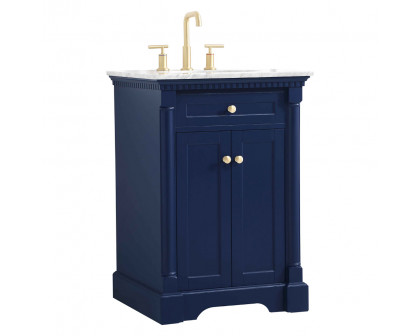 Elegant Bathroom Vanity - Blue, L 24" (VF53024BL)