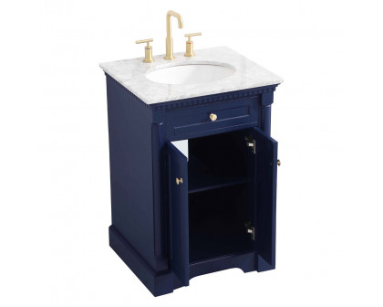 Elegant Bathroom Vanity - Blue, L 24" (VF53024BL)