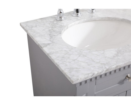 Elegant Bathroom Vanity - Gray, L 24" (VF53024GR)