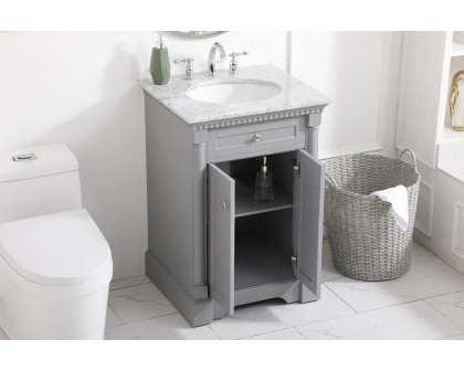 Elegant Bathroom Vanity - Gray, L 24" (VF53024GR)