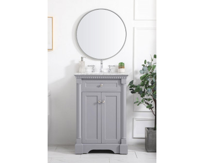 Elegant Bathroom Vanity - Gray, L 24" (VF53024GR)