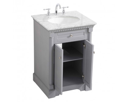 Elegant Bathroom Vanity - Gray, L 24" (VF53024GR)