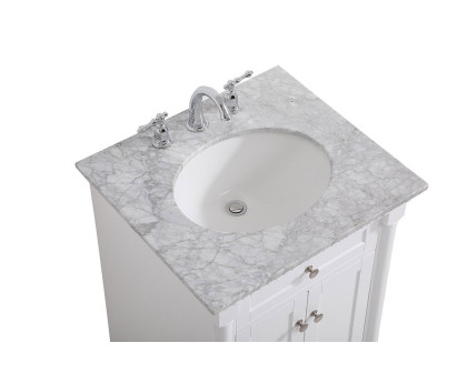 Elegant Bathroom Vanity - White, L 24" (VF53024WH)