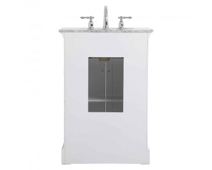 Elegant Bathroom Vanity - White, L 24" (VF53024WH)