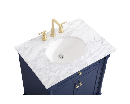 Elegant Bathroom Vanity - Blue, L 30" (VF53030BL)