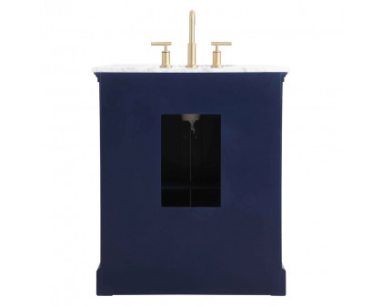 Elegant Bathroom Vanity - Blue, L 30" (VF53030BL)