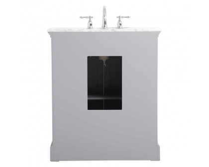 Elegant Bathroom Vanity - Gray, L 30" (VF53030GR)