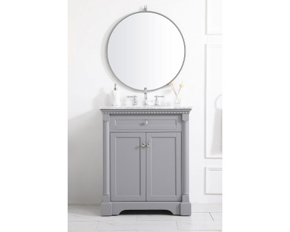 Elegant Bathroom Vanity - Gray, L 30" (VF53030GR)