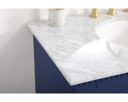 Elegant Bathroom Vanity - Blue, L 36" (VF53036BL)