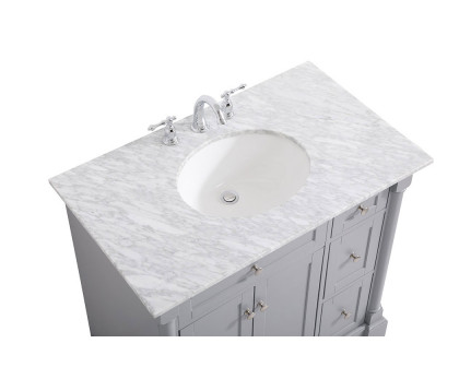 Elegant Bathroom Vanity - Gray, L 36" (VF53036GR)