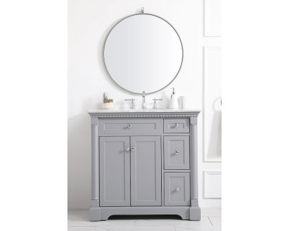 Elegant Bathroom Vanity - Gray, L 36" (VF53036GR)